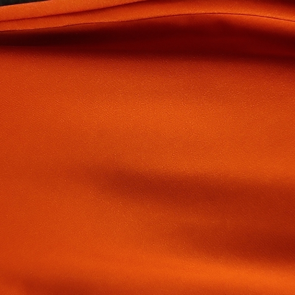 Abercrombie&Fitch orange satin mini dress - Picture 2 of 2